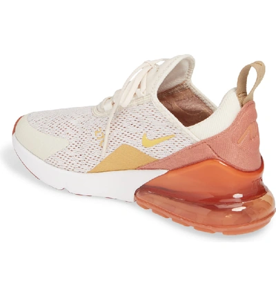 Shop Nike Air Max 270 Premium Sneaker In Light Cream/ Gold/ Terra Blush