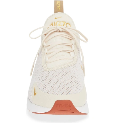 Shop Nike Air Max 270 Premium Sneaker In Light Cream/ Gold/ Terra Blush