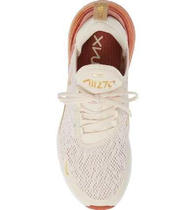 Shop Nike Air Max 270 Premium Sneaker In Light Cream/ Gold/ Terra Blush