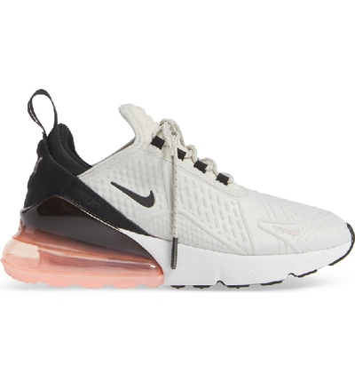 Shop Nike Air Max 270 Premium Sneaker In Light Bone/ Black- Pink- White