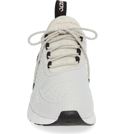 Shop Nike Air Max 270 Premium Sneaker In Light Bone/ Black- Pink- White