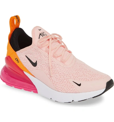 Nike Women's Air Max 270 Low-top Sneakers In Washed Coral,black-laser-fuchsia-orange  Peel | ModeSens