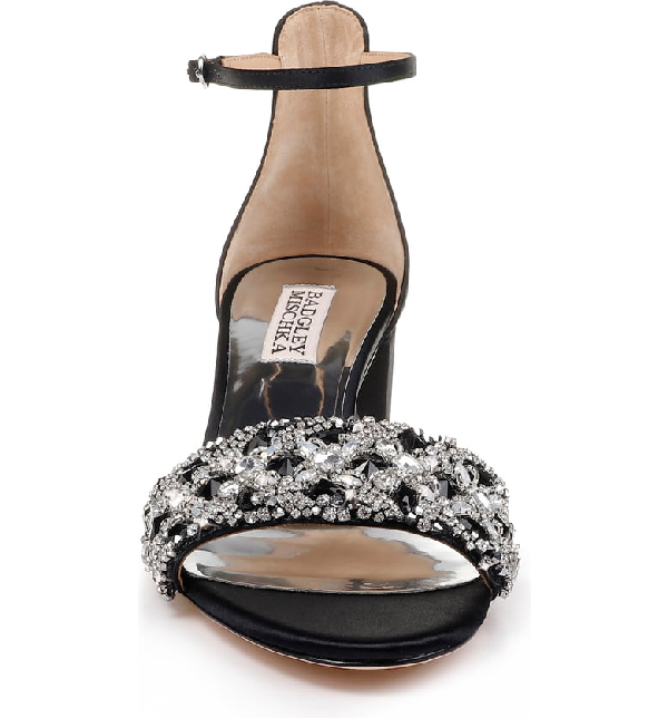 badgley mischka liz ankle strap sandal