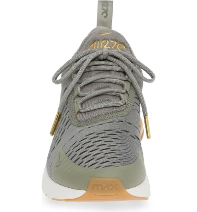 Shop Nike Air Max 270 Premium Sneaker In Dark Stucco/ Metallic Gold