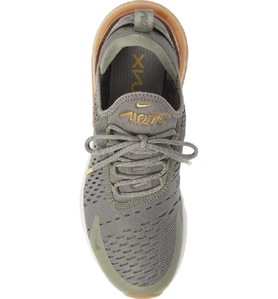 Shop Nike Air Max 270 Premium Sneaker In Dark Stucco/ Metallic Gold