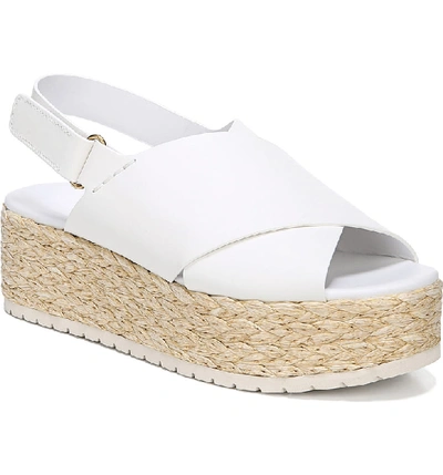 Shop Vince Jesson Espadrille Slingback Sandal In Off White