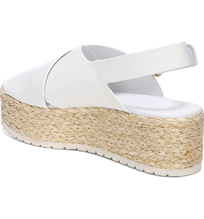 Shop Vince Jesson Espadrille Slingback Sandal In Off White