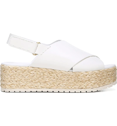 Shop Vince Jesson Espadrille Slingback Sandal In Off White