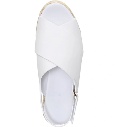 Shop Vince Jesson Espadrille Slingback Sandal In Off White