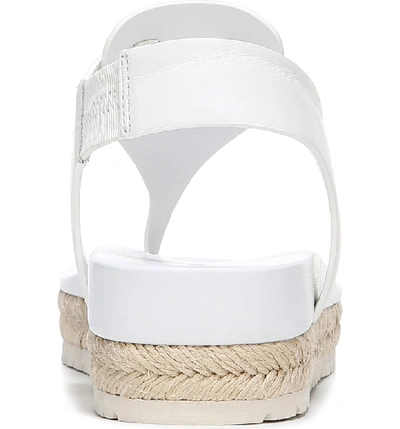 Shop Vince Flint Espadrille Thong Sandal In Off White