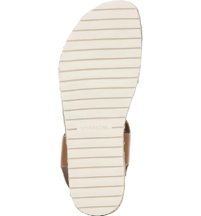 Shop Vince Flint Espadrille Thong Sandal In Almond