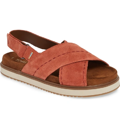 Shop Toms Marisa Sandal In Spice Suede