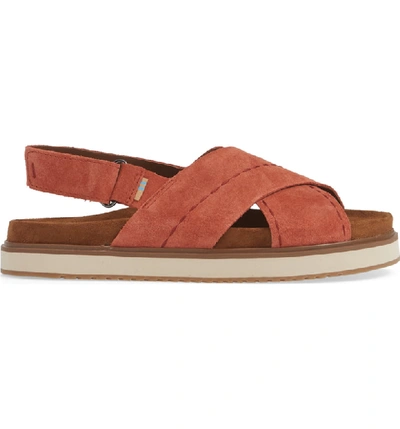 Shop Toms Marisa Sandal In Spice Suede