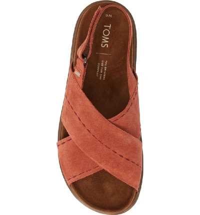 Shop Toms Marisa Sandal In Spice Suede