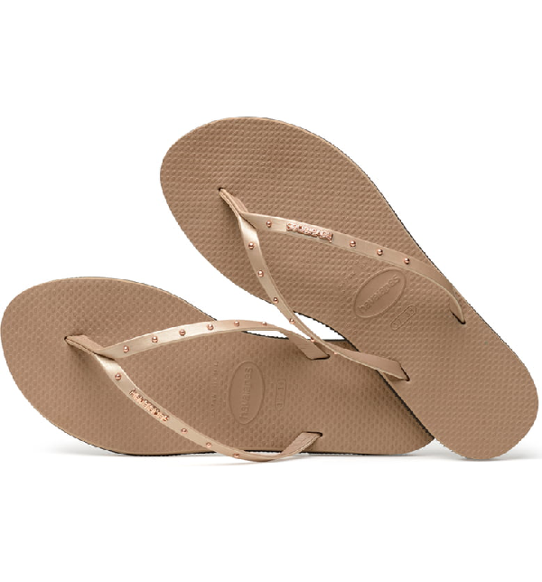 havaianas you rose gold