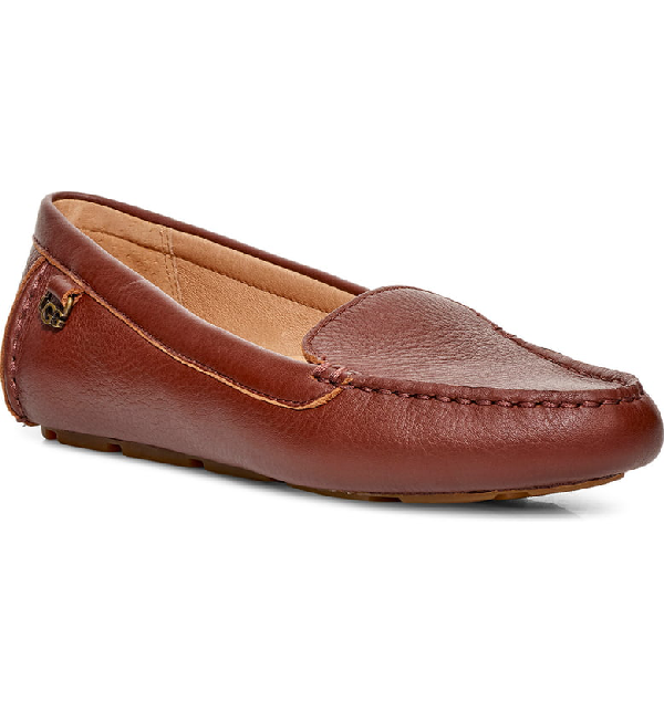 ugg flores leather loafers