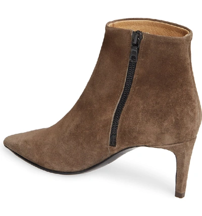 Shop Rag & Bone Beha Pointy Toe Bootie In Taupe Suede