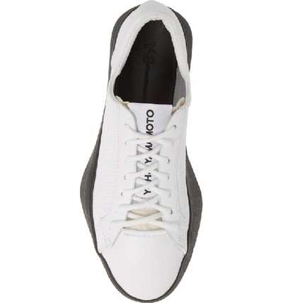 Shop Y-3 Tangutsu Sneaker In White/ White/ Core Black