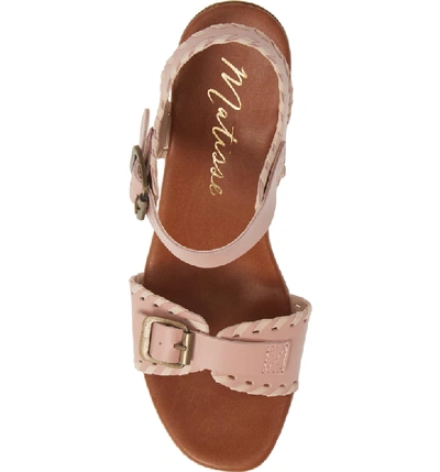 Shop Matisse Twiggy Platform Sandal In Blush