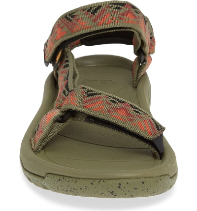 Shop Teva Hurricane Xlt 2 Sandal In Boomerang Dark Olive Fabric