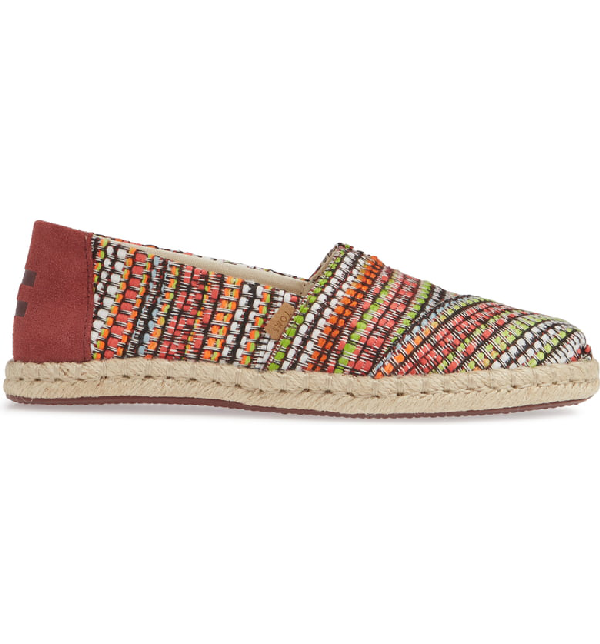 toms cherry tomato woven women's espadrilles