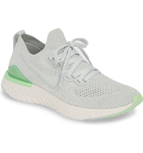 nike epic react flyknit light silver