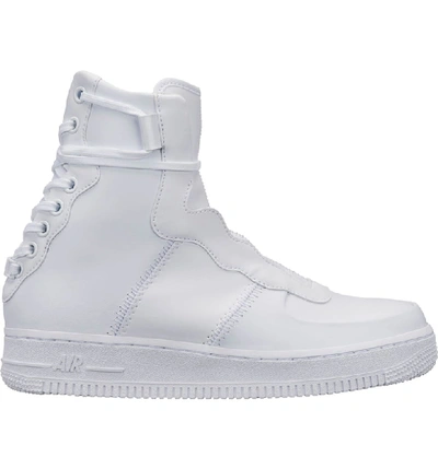 Shop Nike Air Force 1 Rebel Xx High Top Sneaker In White/ White/ White