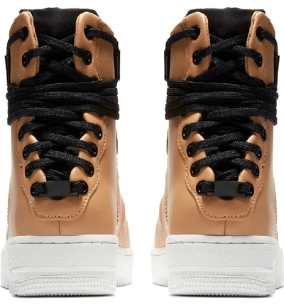 Shop Nike Air Force 1 Rebel Xx High Top Sneaker In Praline/ Black/ White/ Black