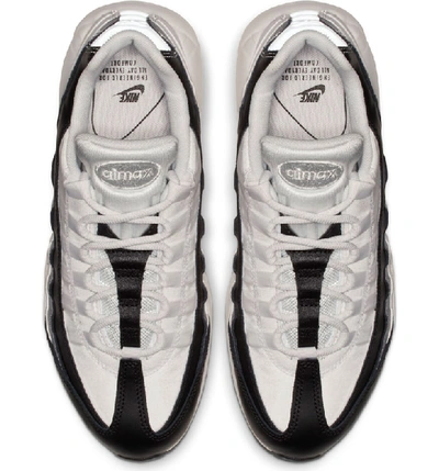 Shop Nike Air Max 95 Running Shoe In Black/ Gun Smoke/ Platinum