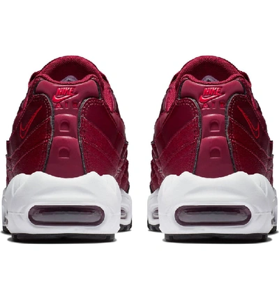 Shop Nike Air Max 95 Running Shoe In Red/ Black/ Habanero