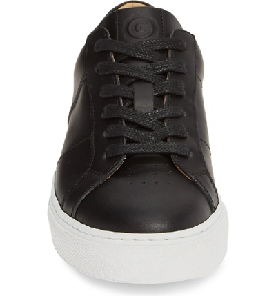 Shop Greats Royale Low Top Sneaker In Black Leather