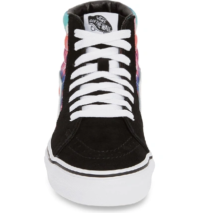 Shop Vans 'sk8-hi' Sneaker In Tie Dye Multi/ True White