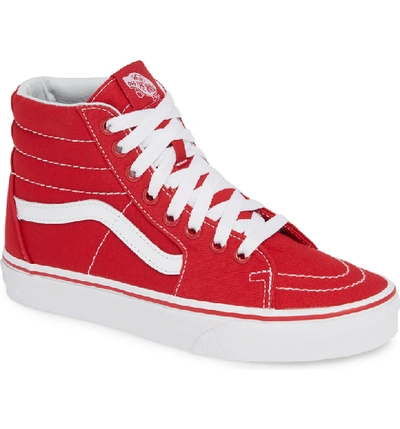 Shop Vans 'sk8-hi' Sneaker In Canvas Formula One