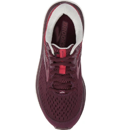 Shop Brooks Dyad 10 Running Shoe In Purple/ Pink/ Grey