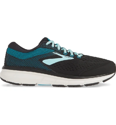 Shop Brooks Dyad 10 Running Shoe In Black/ Island/ Capri