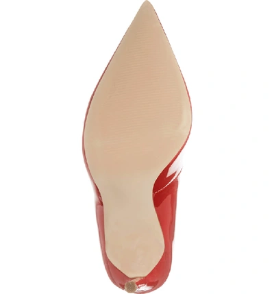 Shop Steve Madden Vala Pointy Toe Pump In Red Patent