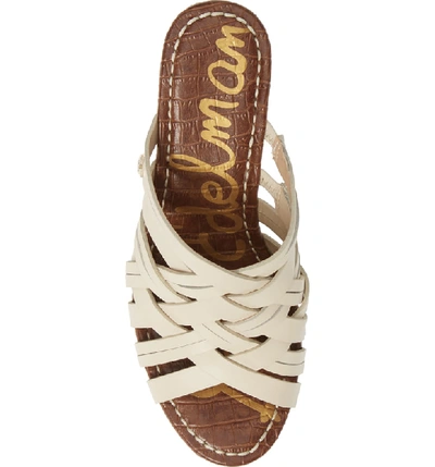 Shop Sam Edelman Devon Wedge Slide Sandal In Modern Ivory