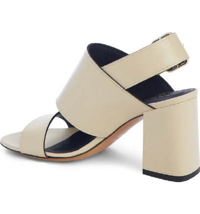 Shop Dries Van Noten Two Part Sandal In Ecru