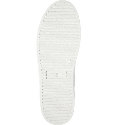 Shop Jslides Hippie Platform Sneaker In White Nubuck Leather