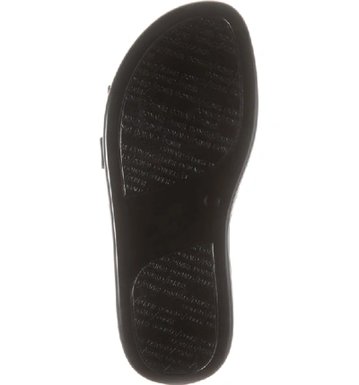 Shop Donald Pliner Claud Slide Sandal In Black Metallic