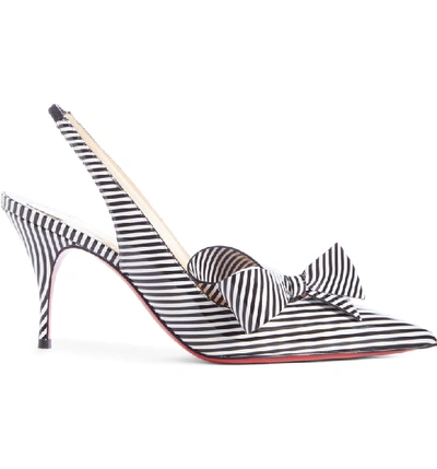 clare nodo slingback louboutin