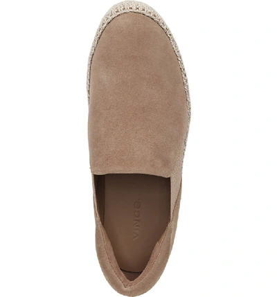 Shop Vince Wilden Flatform Espadrille In Sand Suede