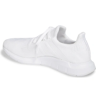 Adidas Originals Swift Run Sneaker In White/ White/ Black | ModeSens