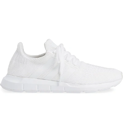 Shop Adidas Originals Swift Run Sneaker In White/ White/ Black