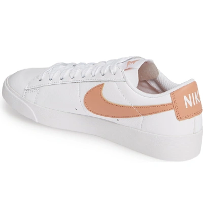Shop Nike Blazer Low Se Sneaker In White/ Rose Gold/ White
