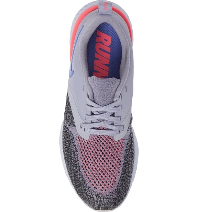 Shop Nike Odyssey React 2 Flyknit Running Shoe In Indigo Haze/ Sapphire/ Black