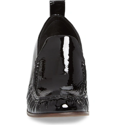 Shop Jeffrey Campbell Rustique Pump In Black Crinkle Patent