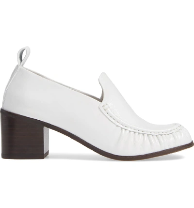 Shop Jeffrey Campbell Rustique Pump In White Crinkle Patent