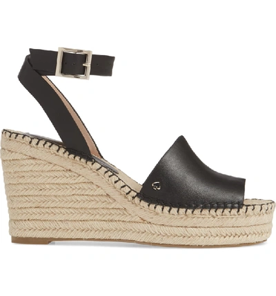 Shop Kate Spade Felipa Wedge Sandal In Black