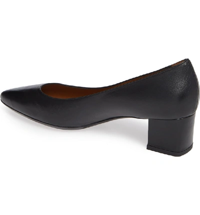 Shop Aquatalia Pasha Pump In Black Nappa Leather